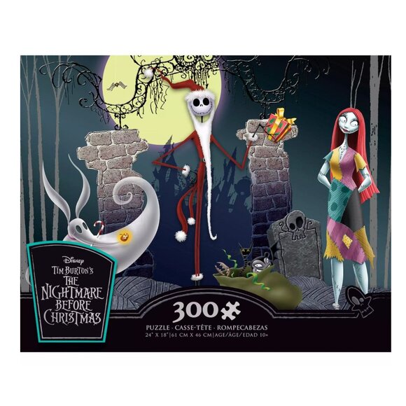 Disney's The Nightmare Before Christmas 300 pc. Holiday Puzzle by Ceaco - Picture 1 of 2